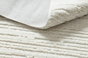 Koberec SEVILLA AC53B pruhy biely, Maroko, Shaggy