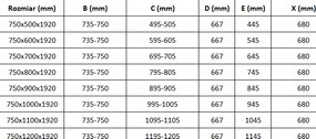 Mexen Pretoria sprchovací kút 75x80cm, 6mm sklo, chrómový profil-číre sklo, 852-075-080-01-00