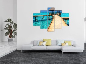 Obraz - Mólo (150x105 cm)