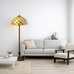 Stojaca Tiffany lampa Massive Metal Base kolekcia HIVE Ø40*170