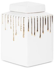 Nádoba LUIS 01 biela / zlatá