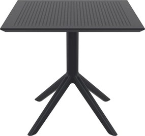 SKY 80 záhradný stôl black
