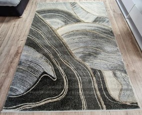 HU Sivo-béžový abstraktný koberec Rio 936A-D.grey-Beige Rozmer: 140x190 cm