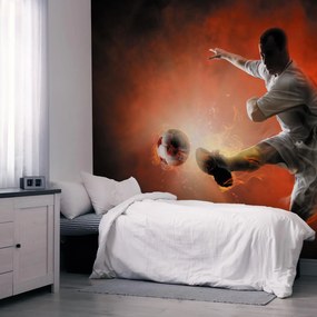 Fototapeta - Futbalový hráč (147x102 cm)