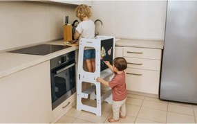 Učiaca veža 3v1 Mooby 35 sivá