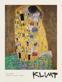 Umelecká tlač The Kiss - Gustav Klimt, (30 x 40 cm)