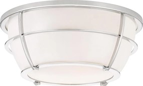 Quoizel QZ-CHANCE-F-PC - Kúpeľňové stropné svietidlo CHANCE 2xE27/60W/230V IP44