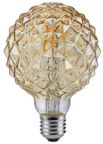 LED Globe žiarovka E27 4W 2 700 K štruktúra jantár