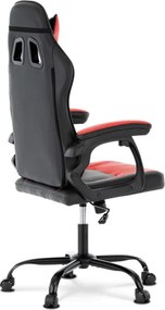 Herná stolička čierna / červená KA-L626 RED