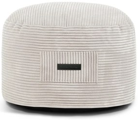 Krémový menčestrový taburet Om 60 – SLOWDOWN