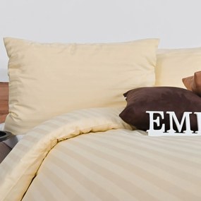 Obliečky damaškové broskyňové EMI: Štandardný set jednolôžko obsahuje 1x 140x200 + 1x 70x90