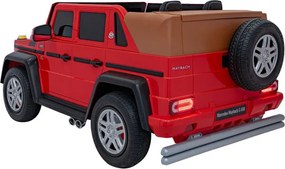 Elektrické autíčko Mercedes Benz MAYBACH G650 STRONG červené