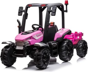 LEAN CARS Batériový traktor BLT-206 ružový
