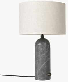 Veľká stmievateľná stolová lampa's mramorovým podstavcom Gravity, rôzne veľkosti
