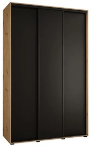 Skriňa 45 Canaris 1 160 artisan/čierna/čierna