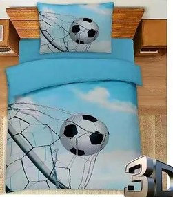 3D Obliečky futbal Bavlna 70x90 140x200 cm