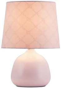 Rabalux 4384 - Stolná lampa ELLIE E14/40W ružová