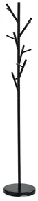 Autronic - Vešiak stojanový, kovová konštrukcia, čierny matný lak, výška 170 cm, nosnosť 10 kg - 83766-02A BK