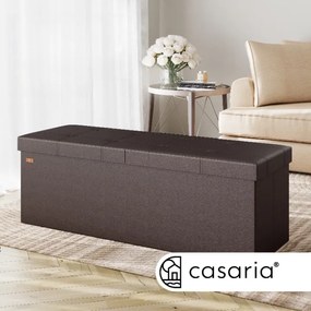 InternetovaZahrada Úložná lavica s výklopným vekom 115x38x38 cm - hnedá