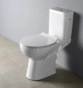 Cersanit Etiuda, WC kombi misa zvýšená pre hendikepovaných, CleanOn bez sedátka, zadný odpad, K11-0221