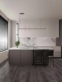 LED stmievateľné champaign zlato-čierne moderné svietidlo Elli