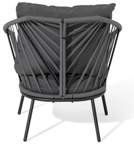 Relaxačné kreslo s textilným výpletom