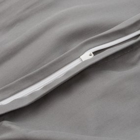 SATÉNOVÉ OBLIEČKY VALINOR 200X220 CM, 2 KS 70X80 CM SIVÉ