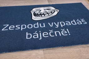 Mercury Flooring, Rohožka Zospodu vyzeráš skvele (Meme) 40x60 cm, 40x60, modrá