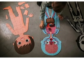 Janod - Detské vzdelávacie puzzle 225 ks ľudské telo