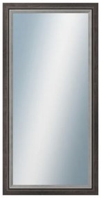 DANTIK - Zrkadlo v rámu, rozmer s rámom 50x100 cm z lišty AMALFI čierna (3118)
