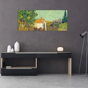 Obraz - Imitator of Vincent van Gogh, Landscape, reprodukcia (120x50 cm)