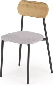 Jedálenský set pre 2 osoby NANDO dub prírodný/čierny