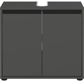 Antracitová skrinka pod umývadlo 63x55 cm Lemont – Germania