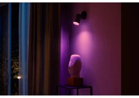 Philips - LED RGBW Stmievateľné bodové svietidlo Hue FUGATO 1xGU10/4,2W/230V čierna