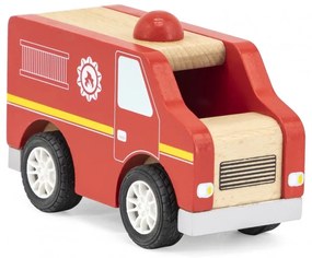 44512 Drevené hasičské auto