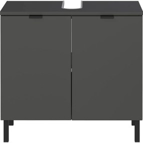 Antracitová skrinka pod umývadlo 60x56 cm Arcena – Germania