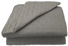 Prikrývka na posteľ Alma 220x250 tmavo šedá Merkury Home