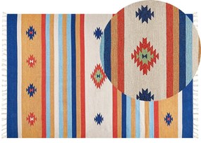 Bavlnený kelímový koberec 200 x 300 cm viacfarebný TARONIK Beliani