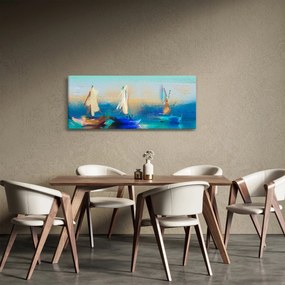 Obraz - Obraz krajiny, maľba (120x50 cm)