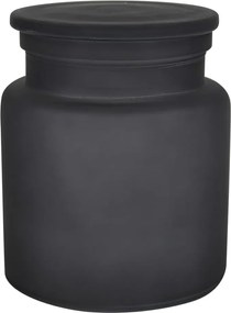 Tmavosivý sklenený kúpeľňový organizér na vatové tampóny Yoko – Spirella