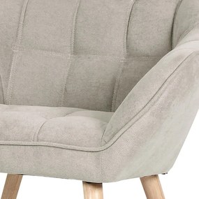 Relaxačné kreslo ASPO — masív, látka, sivohnedá