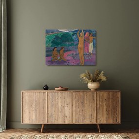 Sklenený obraz - Paul Gauguin, The Invocation, reprodukcia (70x50 cm)