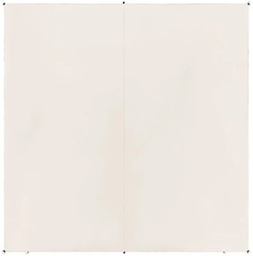 Tieniaca plachta v štvorcovom tvare 300 x 300 cm krémová biela LUKKA Beliani