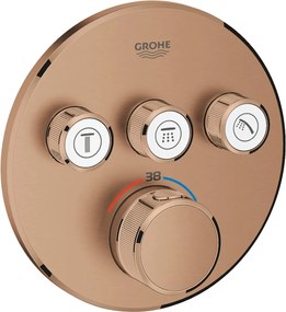 Termostat GROHE Smart Control s termostatickou baterií Brushed Warm Sunset 29121DL0
