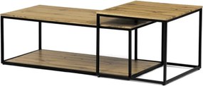 Sada 2 konferenčných stolíkov CT-X7123 OAK