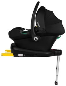 Lionelo - Otočná autosedačka so základňou ASTRID SET i-Size 40-87 cm čierno-sivá