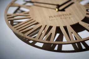 Dekorstudio Moderné drevené hodiny EKO Loft Piccolo dubové