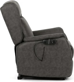 Polohovacie kreslo čierne, elektrické TV-L8902 BK3