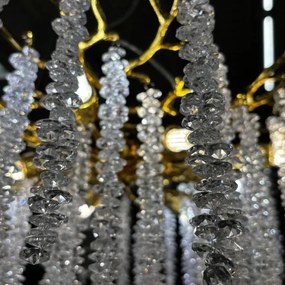 Zuma Line MD3720-1-EGN - Luster na lanku DIJON 8xG9/3,5W/230V zlatá