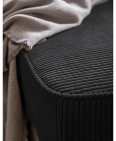 Antracitová menčestrová leňoška (ľavý roh) Chic Charlotte – Miuform